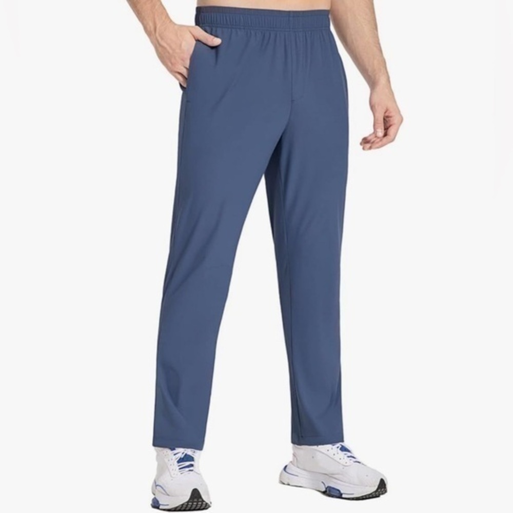 BALEAF Men's Running/Golf/Lightweight Jogging Pants Stretch Zipper Pockets - XXL